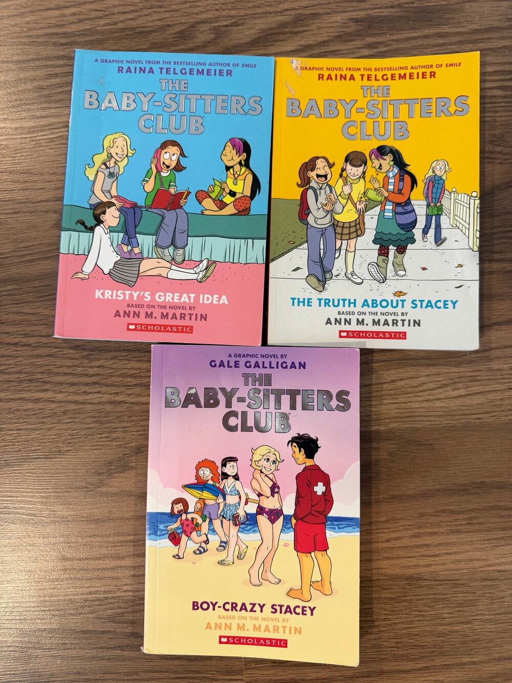 The Baby-sitters Club Graphic Novel Book Lot of 3 - Books 1,2,7
